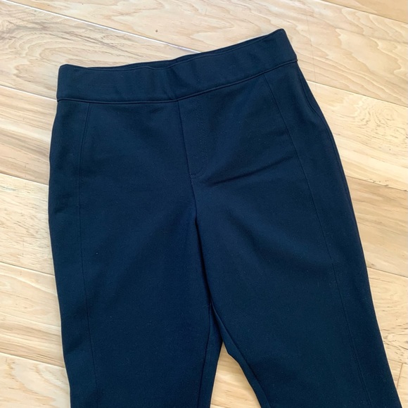 Spanx Trousers The Perfect Pants Slim Straight Ankle Crop Ponte Black Petite M - Picture 4 of 11